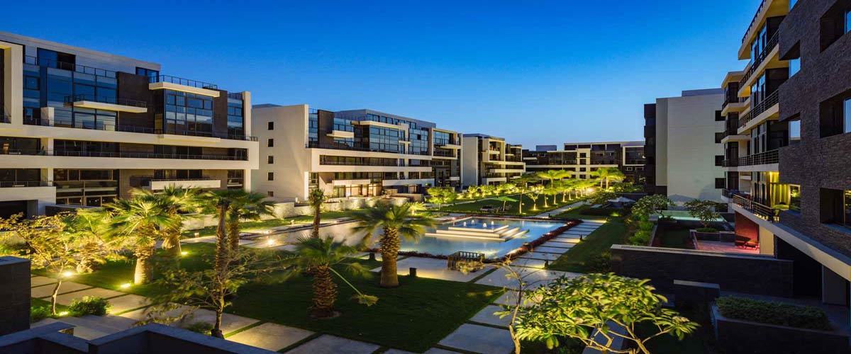 واتر واي التجمع الخامس Water Way Compound ايكوتي العقارية