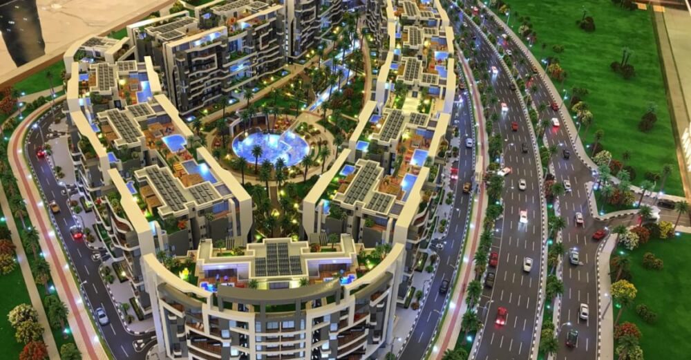 شقة تسليم فوري 200م بمقدم 10% في كمبوند ريفان في العاصمة الإدارية الجديدة